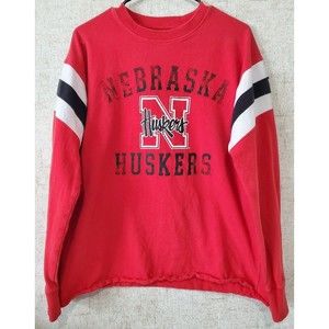 Nebraska Huskers Older Women's Long Sleeve Shirt Medium